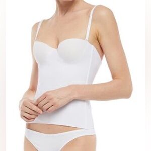 LA PERLA white bustier